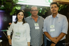 Sabrina de Paula, Ricardo Frota e Marcos Oliveira