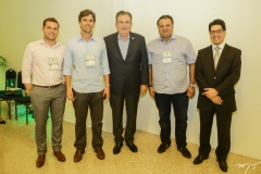 Vitor Pedrosa, Rui do Ceará, Ricardo Cavalcante, Patriolino Dias e Andrei Aguiar