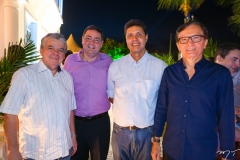 Chico Esteves, Roberto Ramos, Marcos Oliveira e Hélio Perdigão