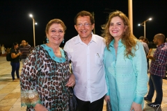 Priscila Cavalcante, Elpídio Nogueira e Enid Câmara