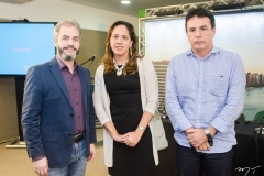 Felipe Costa, Cristina Machado e Vicente Ferrer
