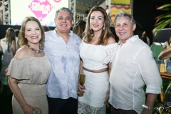 Angela e Cleber Cunha, Luiza Caminha e Wilmar Ferreira