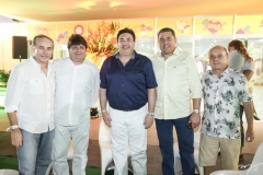 Arcelino Mentor, George Lima, Marcos Dias Branco, Bertran Duarte e Aquiles Gomes