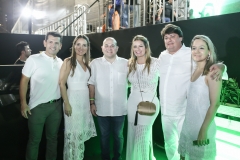 Erick e Raquel Vasconcelos, Roberto Cláudio, Tatiana Luna, George e Erika Lima