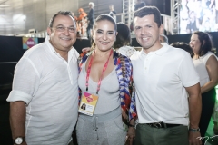 Moacir Maia, Patrícia Macedo e Erick Vasconcelos