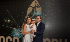 Sofia Galvão, Olívia e Marcelo Gomes