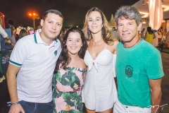 Carlos Lacerda, Tainá Frota, Eneida Frota e Carvalhinho