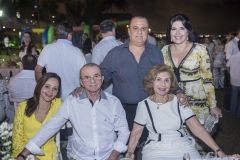 Adriana Castro, Francisco Aguiar, Max Câmara, Zelma Câmara e Sellene Câmara