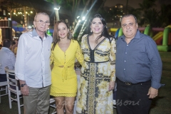 Francisco Aguiar, Adriana Castro, Sellene e Max Câmara