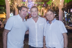 Roger Aguiar, Ricardo Nibon e Jacaúna Aguiar