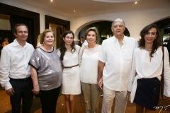 Alfredo Luzardo, Tereza Montenegro, Letícia, Lúcia, Alfredo e Luiza Luzardo