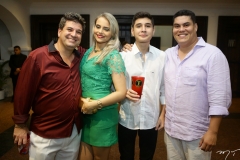 Gustavo Alencar, Priscila Kaliupe, Gustavo Filho e Thiago Silva
