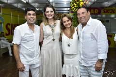 Queiroz Filho, Camila Queiroz, Elizabeth e Mauricio Pinheiro
