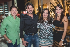 Rafael Lobo, Rodrigo Porto, Martinha Assunção e Lorena Pouchain