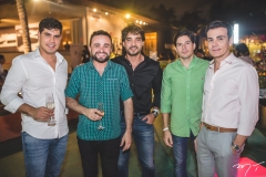Rodrigo Menezes, Amilton, Rodrigo Porto, Rafael Lobo e Rodrigo Maia