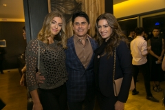Elaine Mickely, Cesar Filho e Luna Mickely
