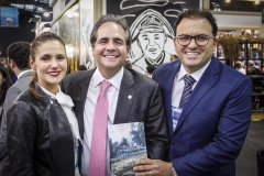Manoela e Ricardo Bacelar e Marcus Vinicius Coelho