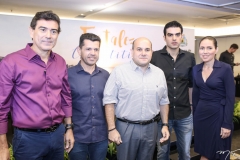 Alexandre Pereira, Erick Vasconcelos, Roberto Cláudio, Rodrigo Nogueira e Águeda Muniz