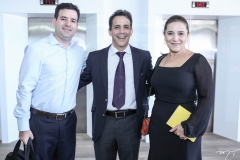 Alexandro Oliveira, Raul Amaral e Patrícia Macedo