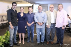 Rodrigo Nogueira, Águeda Muniz, Erick Vasconcelos, Cláudio Ricardo, Assis e Jaime Cavalcante