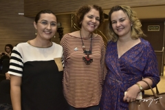 Andreza Frota, Araguacy Filgueiras e Kelly Whitehurst