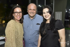 Flávia Castelo, Glauber Gomes e Andreza Neves
