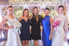 Gina Fernandes, Cynthia Gomes, Kamila Monteiro, Ana Costa e Amanda Timbó