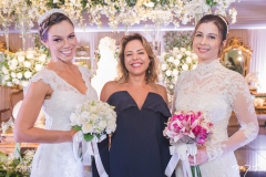 Gina Fernandes, Cynthia Gomes e Amanda Timbó