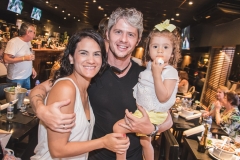 Luana, Stefan e Sofia Campos