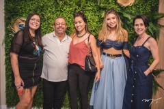 Jessica Evans, Gio Rocha, Ticiane Pinheiro, Edith Gomes e Airan Pagliosa