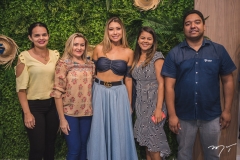 Leidiana Freire, Mônica Machado, Edith Gomes, Ana Célia e Edilson José