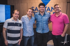 Marcelo Morais, Felipe de Castro e Antonio Manza