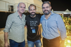 João Carlos, André Mota e Edson Queiroz Neto