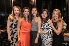 Luiziane Cavalcante, Márcia Travessoni, Lorena Pouchain, Martinha Assunção e Letícia Studart