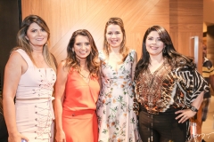 Michelinne Pinheiro, Márcia Travessoni, Onélia Leite e Sellene Câmara