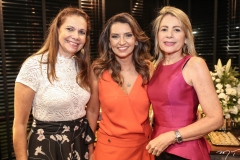 Rose Batista, Márcia Travessoni e Isabel Machado