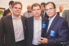Edson Queiroz Neto, Mauro Benevides Filho e Beto Studart