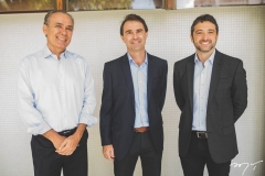 Francisco Teixeira, Alexandre Landim e André Facó