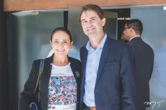 Patrícia Macedo e Alexandre Landim