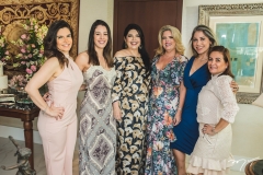 Fabiana Lustosa, Carla Brasil, Sellene Câmara, Valeska Rolim, Rejane Macedo e Cristina Albuquerque
