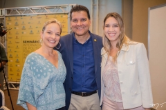 Paola Braga, Ézio Feitosa e Larissa Gaspar