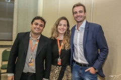 Adames Quintela, Renata Pestana e Max Fercondini