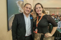 Luis Araújo Júnior e Renata Pestana