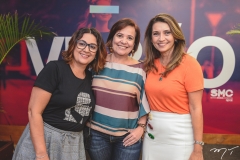 Helena Silveira, Eveline Costa e Márcia Travessoni