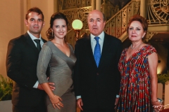 Abelardo e Viviane Rocha, Silvio e Paula Frota