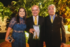 Ana Arrais, Huygens Garcia e Hélio Arrais