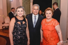 Simone, Paulo César e Lucila Norões