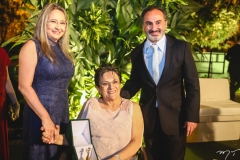 Fernanda Carvalho, Maria da Penha e Fernando Bezerra