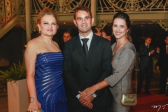Lenise, Abelardo e Viviane Rocha