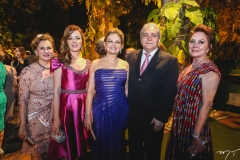 Renata Jereissati, Karisia Pontes, Lenise Rocha, Luis Pontes e Paula Frota